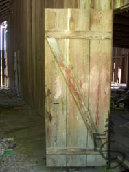 Old barn door