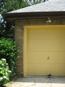 Ugly overhead garage door