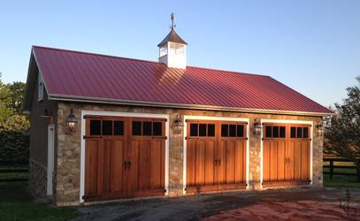 Three bay carriage house.